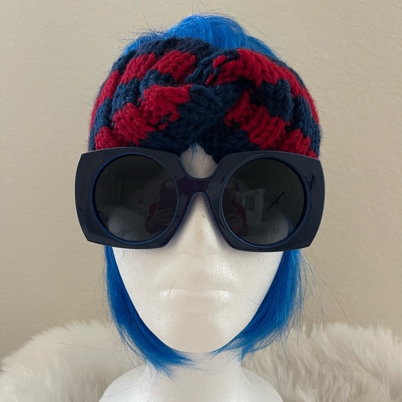 Headband knitted + gift ?hand design sunglasses main image 11